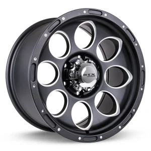 RTX Wheels – Blast II – Black – 17″x9″ 15mm – Summer Wheels – 081713